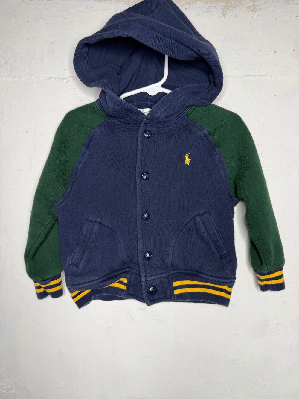Polo by Ralph Lauren Boys 24 Months Hooded Button Up Jacket